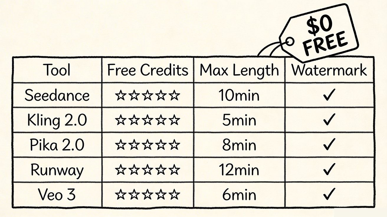 Free Sora alternatives at a glance comparison