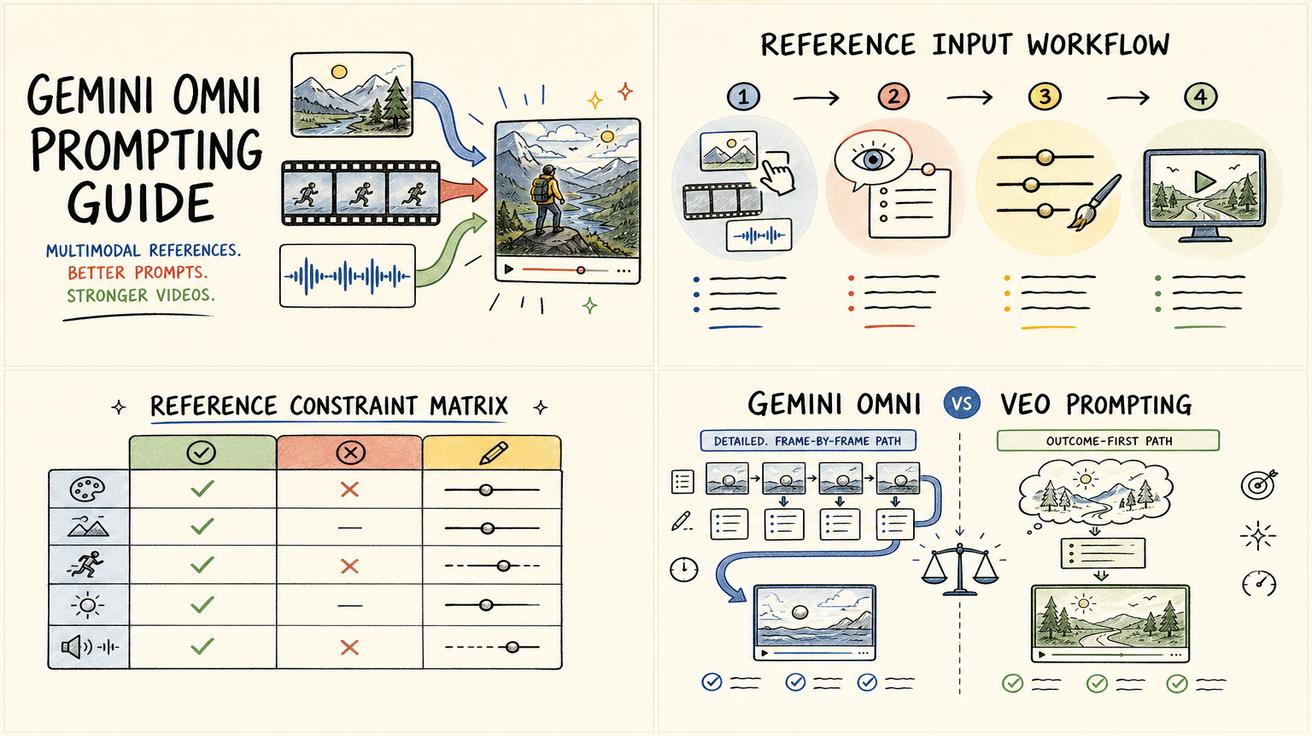 Gemini Omni vs Veo Prompting: Why Omni Prompts Can Be Less Prescriptive