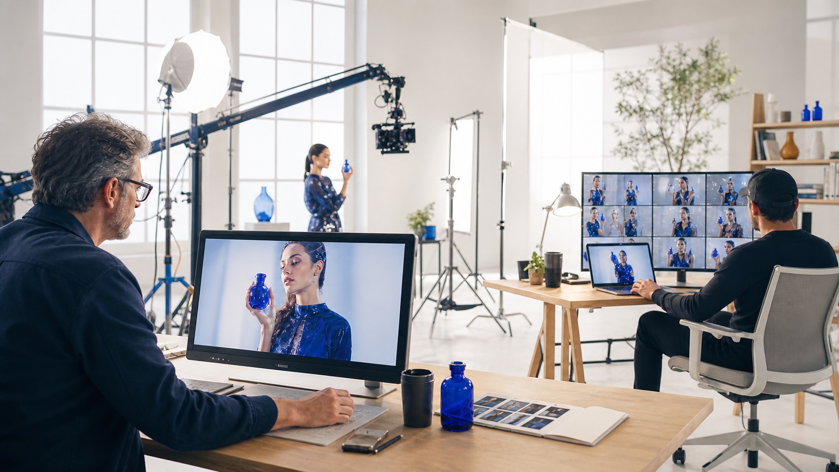 Ein kinospezifischer Produktionsworkflow neben einem schnellen Multi-Varianten-Creator-Workflow