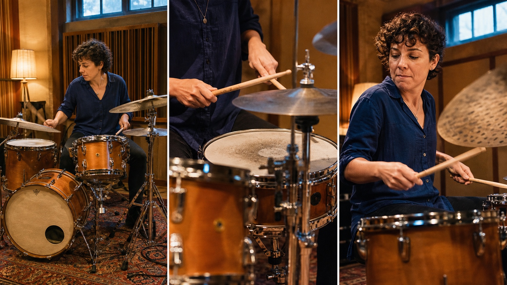 Eight-second H3 drum performance used to check rhythmic motion, instrument geometry, and native-audio synchronization