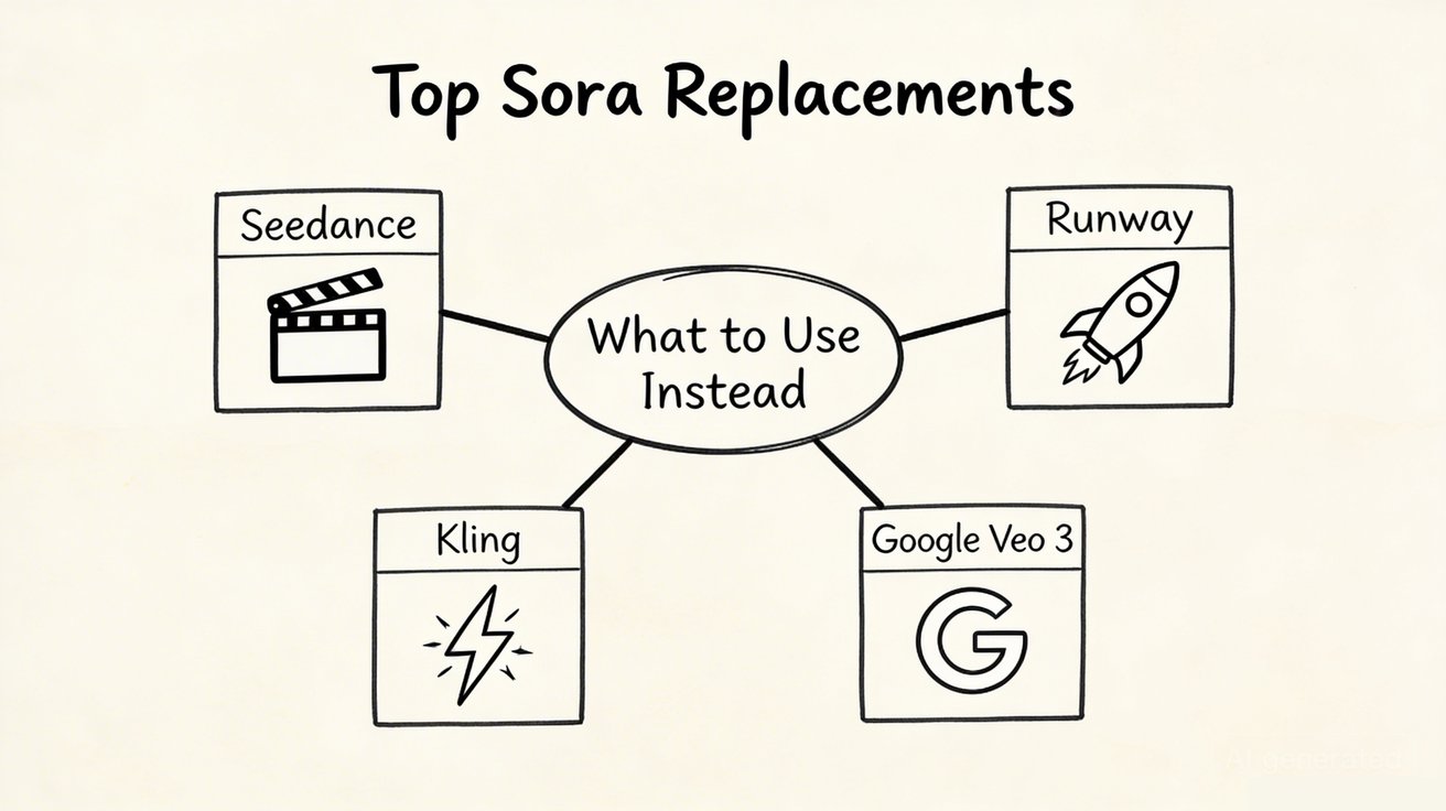 Map of top alternatives to replace Sora