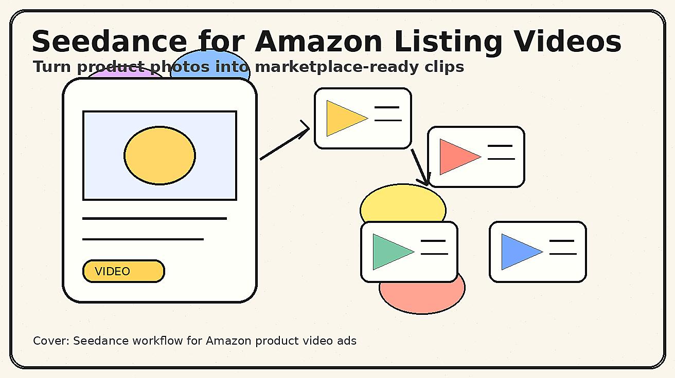 Seedance Amazon listing video workflow cover