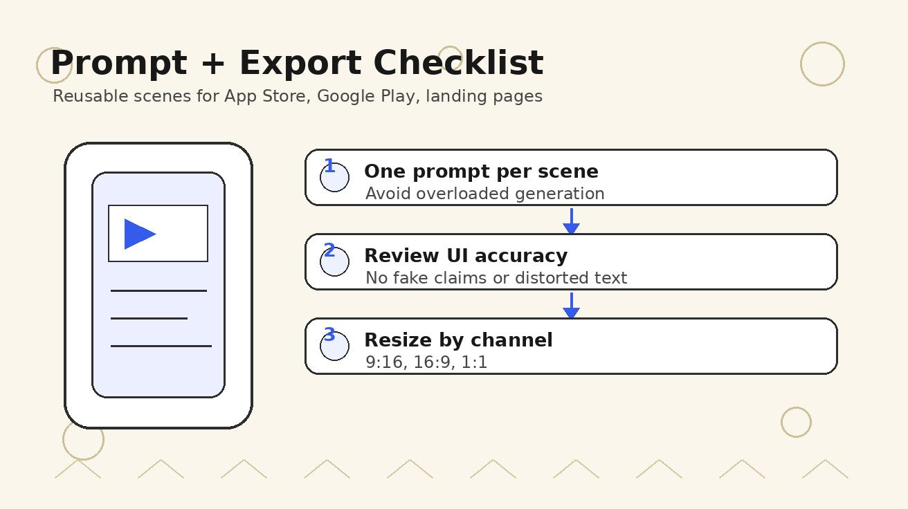 Seedance app preview prompt and export checklist