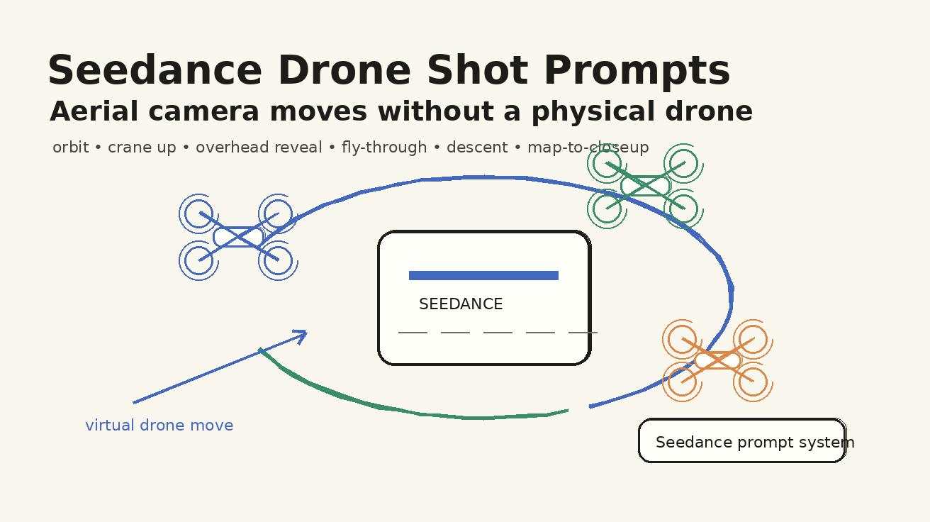 Seedance drone shot prompts cover