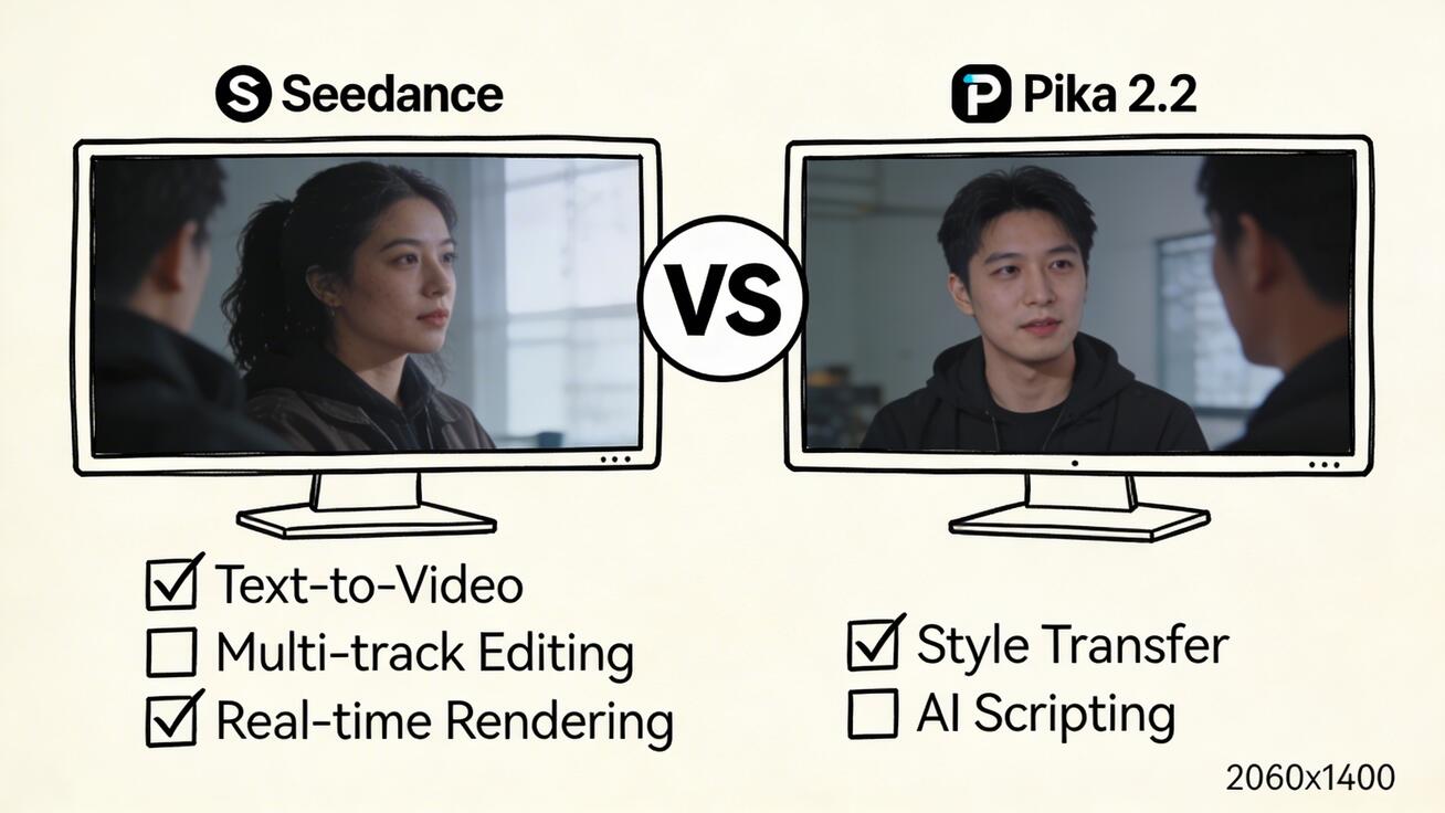 Seedance 2.0 vs Pika 2.2 – Qual gerador de vídeo AI vence em 2026?