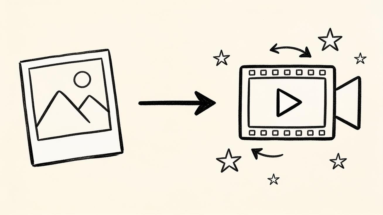 Image-to-video workflow: turning a photo into an animated clip