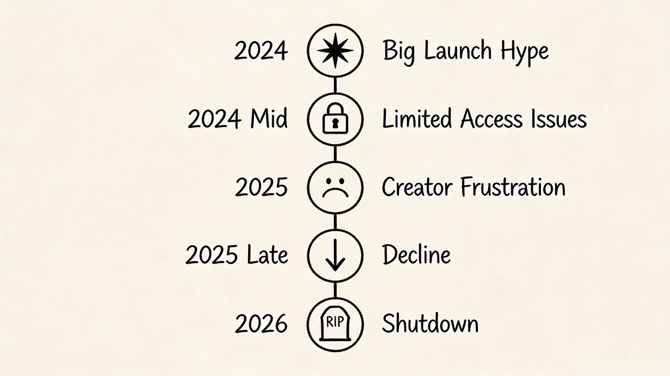 Full timeline: Sora's rise and fall