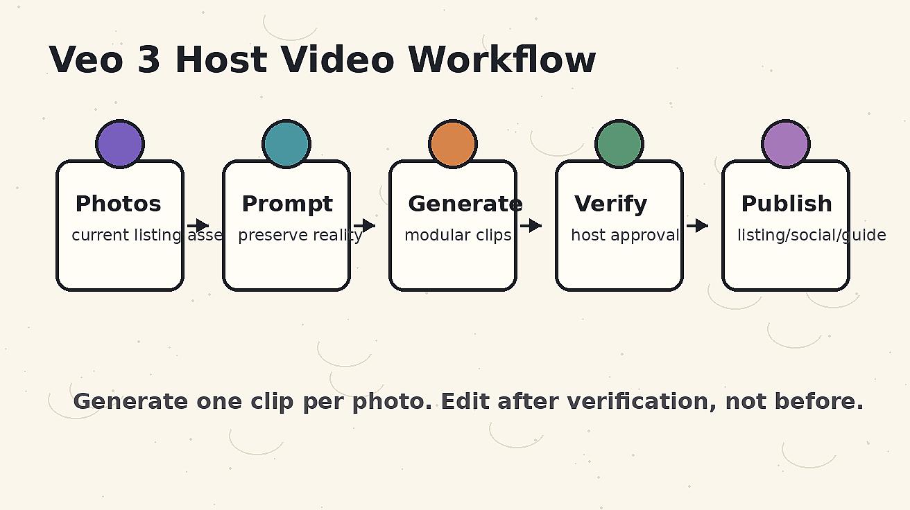 Veo 3 Airbnb workflow