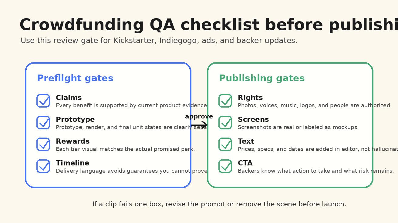 Crowdfunding QA checklist