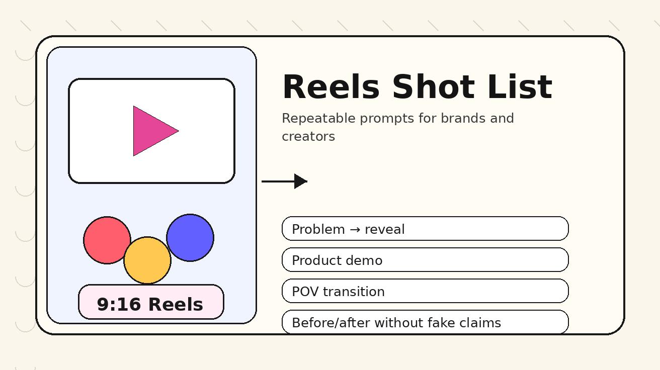 Lista de planos de Veo 3 Instagram Reels