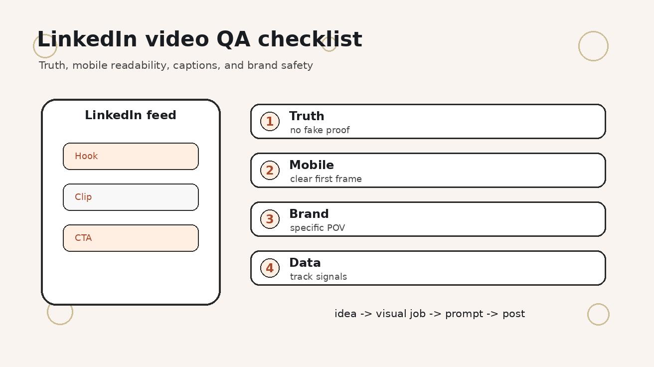 Veo 3 LinkedIn QA チェックリスト