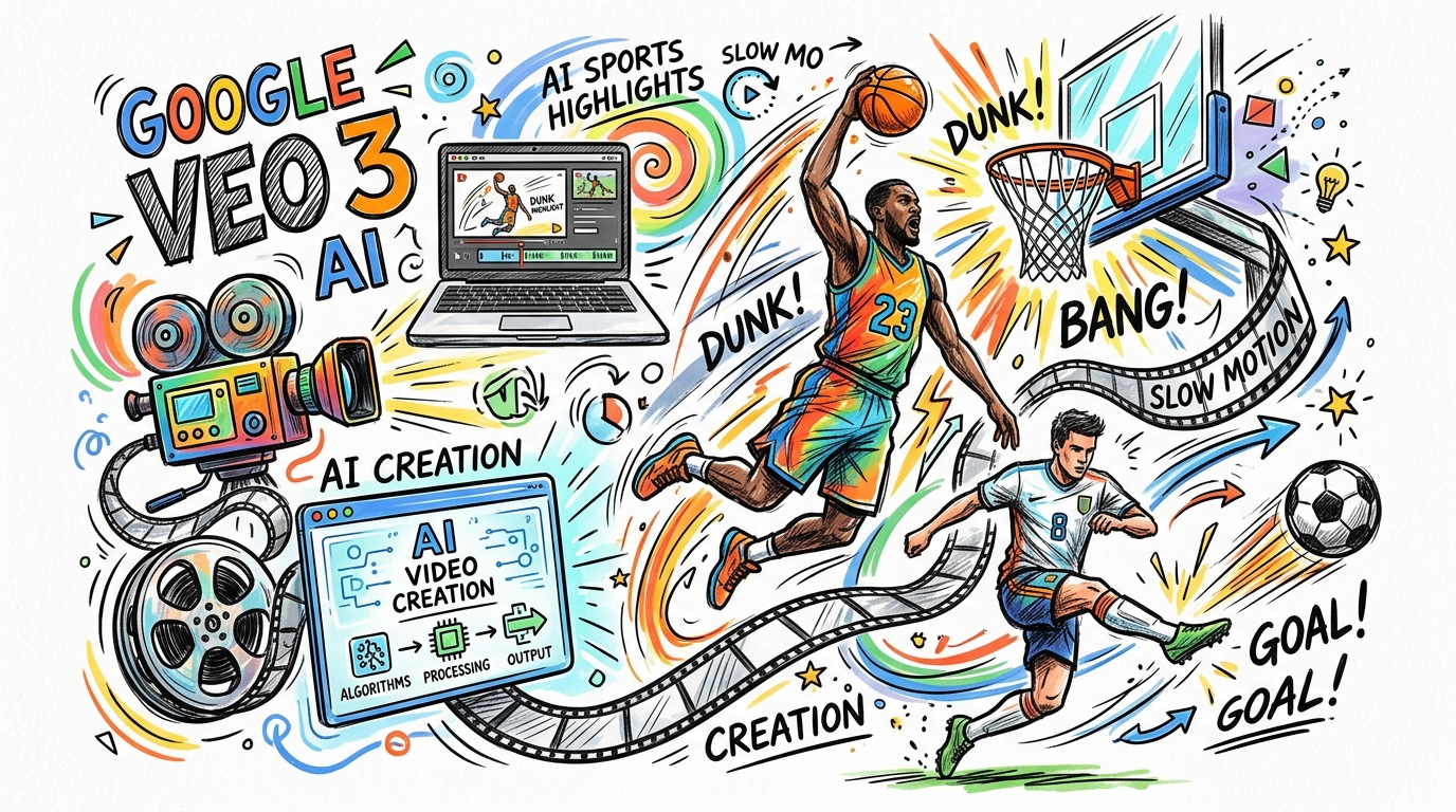 Comment créer des vidéos de temps forts sportifs avec Veo 3 AI (2026)