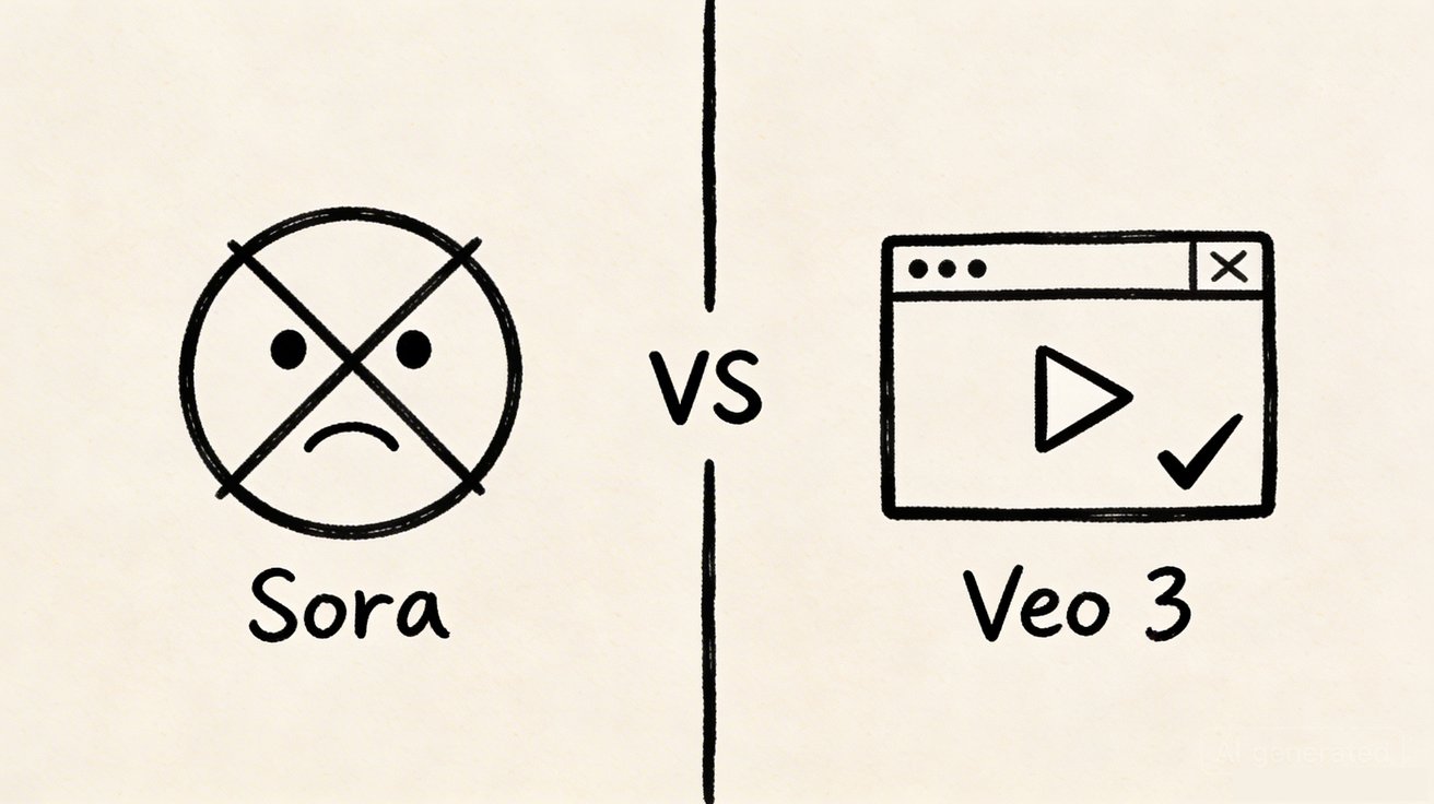Sora vs Veo 3: почему Veo3 AI выигрывает после закрытия Sora